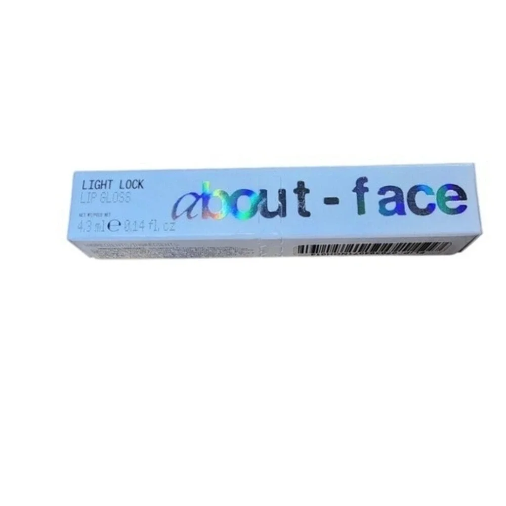 about-face‎ Light Lock Lip Gloss No Hard Feelings Gold Shimmer 6.3 mL NIB